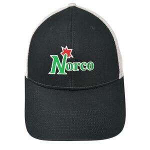Norco Snapback Trucker Hat Black One Size Adjustable Embroidered Mesh Back